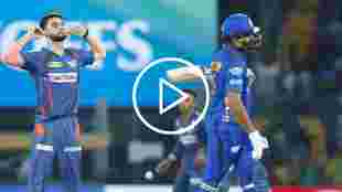 [Watch] Naveen-ul-Haq Silences 'Kohli, Kohli' Chants With Rohit's Stunning Wicket